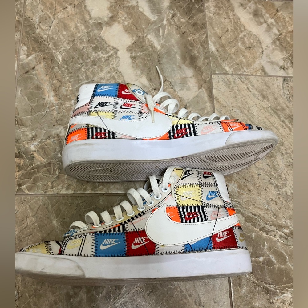 Nike Patchwork Multicolor Blazer Mid Sneaker Shoe… - image 4